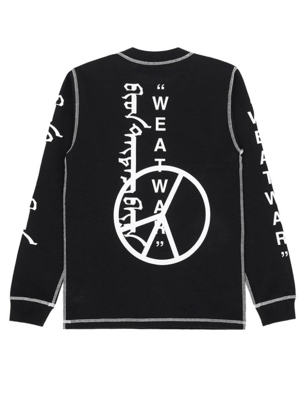 NWT United Standard x Off-White Virgil Abloh 100% Cotton Long Sleeve T-shirt